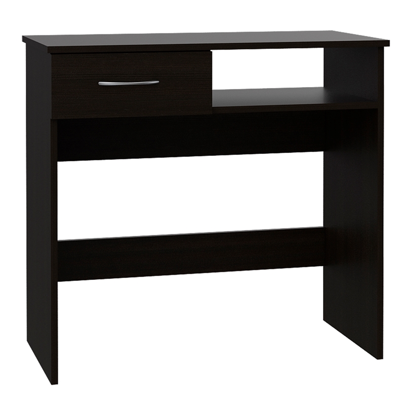 Pemberly Row 2 Piece Home Office Set Engineered Wood in Black