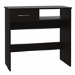Pemberly Row 2 Piece Home Office Set Engineered Wood in Black