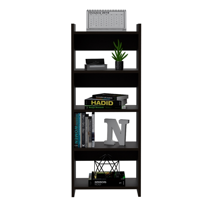 Pemberly Row 2 Piece Home Office Set Engineered Wood in Black