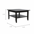 Pemberly Row 2 Piece Living Room Set Engineered Wood in Black