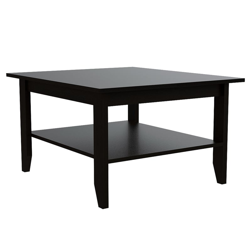 Pemberly Row 2 Piece Living Room Set Engineered Wood in Black