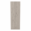 Pemberly Row 2 Piece Kitchen Set with Storage Cabinet in White/Gray