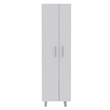 Pemberly Row 2 Piece Kitchen Set with Broom Pantry in White/Oak