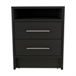 Pemberly Row 2 Piece Bedroom Set with Slide Dresser in Multi-Color