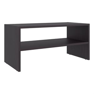 Pemberly Row Bedroom Shoe Rack with 2 Shelves Engineered Wood in Wenge