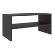Pemberly Row Bedroom Shoe Rack with 2 Shelves Engineered Wood in Wenge