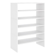 Pemberly Row Shoe Rack with Multiple Shelves in Engineered Wood