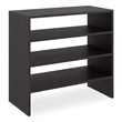Pemberly Row Compact Shoe Rack with Open Shelves in Engineered Wood