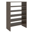 Pemberly Row 40.7 Inch Multi-Tier Shoe Rack in Engineered Wood