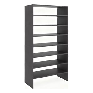 Pemberly Row 54.3 Inch Modern Multi-Tier Shoe Rack in Engineered Wood