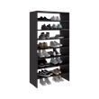 Pemberly Row 54.3 Inch Modern Multi-Tier Shoe Rack in Engineered Wood