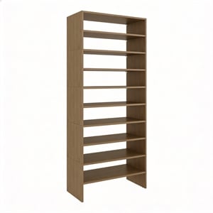 Pemberly Row 67.8 Inch Multi-Tier Shoe Rack in Engineered Wood