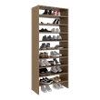 Pemberly Row 67.8 Inch Multi-Tier Shoe Rack in Engineered Wood