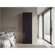 Pemberly Row Contemporary Minimalist Wardrobe for Bedrooms in Wenge