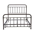 Pemberly Row Queen Bed with Bolt-On Metal Frame in Oiled Bronze