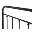 Pemberly Row Queen Bed with Bolt-On Metal Frame in Oiled Bronze