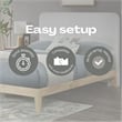 Pemberly Row Twin Wood Platform Bed with Slatted Support in Natural Finish