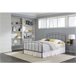 Pemberly Row Queen Bed with Standard Bolt-On Frame in Black Walnut