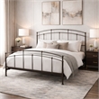 Pemberly Row Queen Bed with Standard Bolt-On Frame in Black Walnut