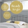 Pemberly Row Queen Bed with Standard Bolt-On Frame in Black Walnut
