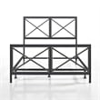 Pemberly Row Full Bed with Frame in Textured Black / Gray Bronze