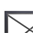 Pemberly Row Full Bed with Frame in Textured Black / Gray Bronze