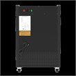 Pemberly Row Open-Air Merchandiser Metal Grab and Go Refrigerator in Black