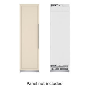 Pemberly Row 24&quot Panel Ready Freezer Column with Ice Maker in White