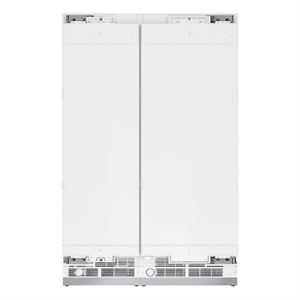 Pemberly Row Panel Ready 30&quot Refrigerator and 24&quot Freezer Combo in White