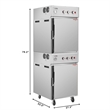 Pemberly Row 8-Pan Cook and Hold Oven 3000W/240V in Stainless-Steel