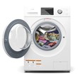 Pemberly Row 2.7 cu. ft. Stackable Front Load Washing Machine in White