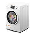 Pemberly Row 2.7 cu. ft. Stackable Front Load Washing Machine in White