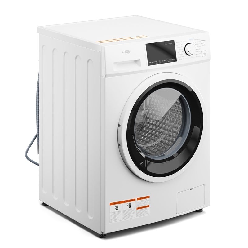 Pemberly Row 2.7 cu. ft. Stackable Front Load Washing Machine in White