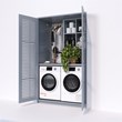 Pemberly Row 2.7 cu. ft. Stackable Front Load Washing Machine in White