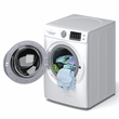 Pemberly Row 4.5 cu. ft. Large Capacity Front Load Washing Machine in White