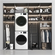 Pemberly Row 4.5 cu. ft. Large Capacity Front Load Washing Machine in White