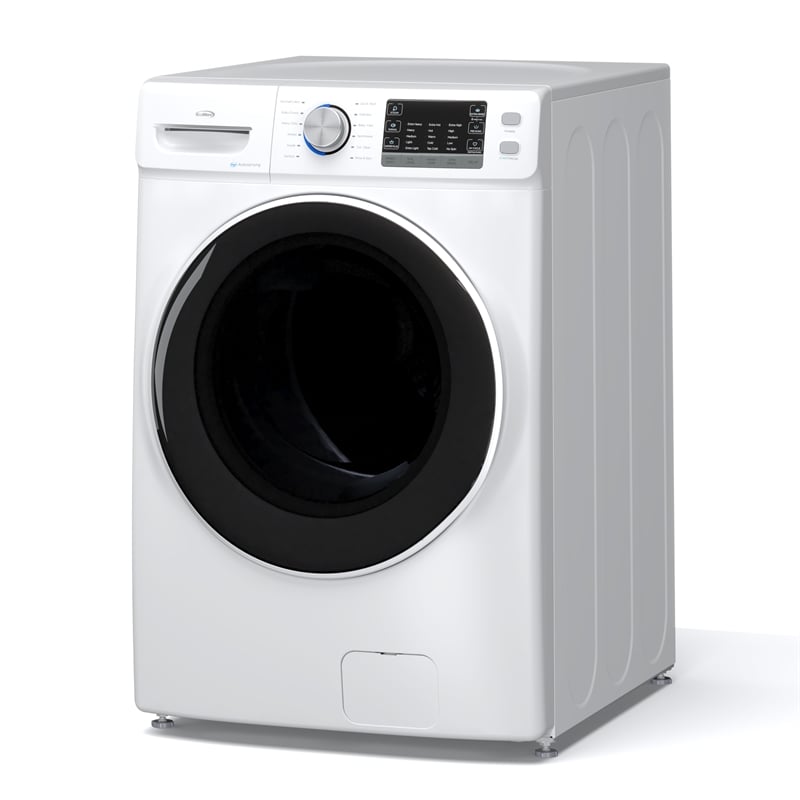 Pemberly Row 4.5 cu. ft. Large Capacity Front Load Washing Machine in White