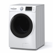 Pemberly Row 4.5 cu. ft. Large Capacity Front Load Washing Machine in White