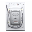 Pemberly Row 4.5 cu. ft. Large Capacity Front Load Washing Machine in White