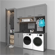 Pemberly Row 4.5 cu. ft. Large Capacity Front Load Washing Machine in White