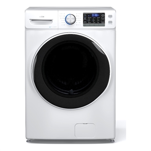 Pemberly Row 4.5 cu. ft. Large Capacity Front Load Washing Machine in White