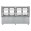 Pemberly Row 71 in. 20 cu. ft. Dry Bakery Display Case with Curved Glass