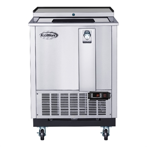 Pemberly Row 25&quot 5 cu. ft. Bottle Cooler in Stainless-Steel Silver