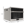 Pemberly Row 24 in. Built-In Microwave Convection Oven with Air Fry