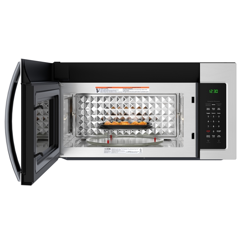 Pemberly Row 30 in. 1.5 cu.ft Over-the-Range Convection Microwave in Black
