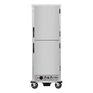 Pemberly Row 33&quot 2-Door Insulated Holding and Proofing Cabinet in Silver