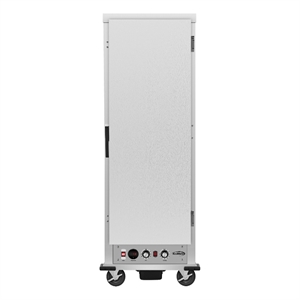 Pemberly Row 33&quot 1-Door Insulated Holding and Proofing Cabinet in Silver