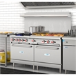 Pemberly Row 60 in. Gas Range with 36 in. Griddle in Stainless-Steel