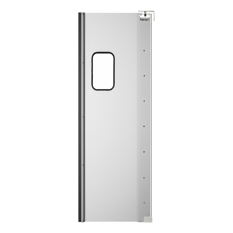 Pemberly Row 30 in. x 84 in. Single Aluminum Swinging Traffic Door