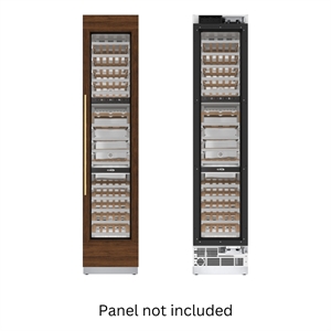 Pemberly Row 18&quot Panel Ready 68-Bottle Column Wine Cooler in White